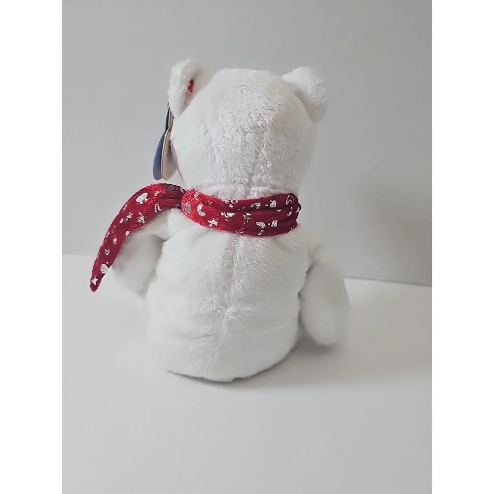 RARE‎ 2000 Holiday Teddy TY Beanie Baby Good Condition Retired 2000s